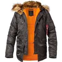 ALPHA INDUSTRIES Herren Jacke grün unifarben von alpha industries