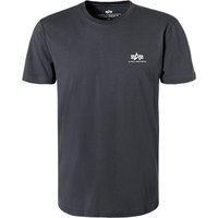 ALPHA INDUSTRIES Herren T-Shirt grau von alpha industries
