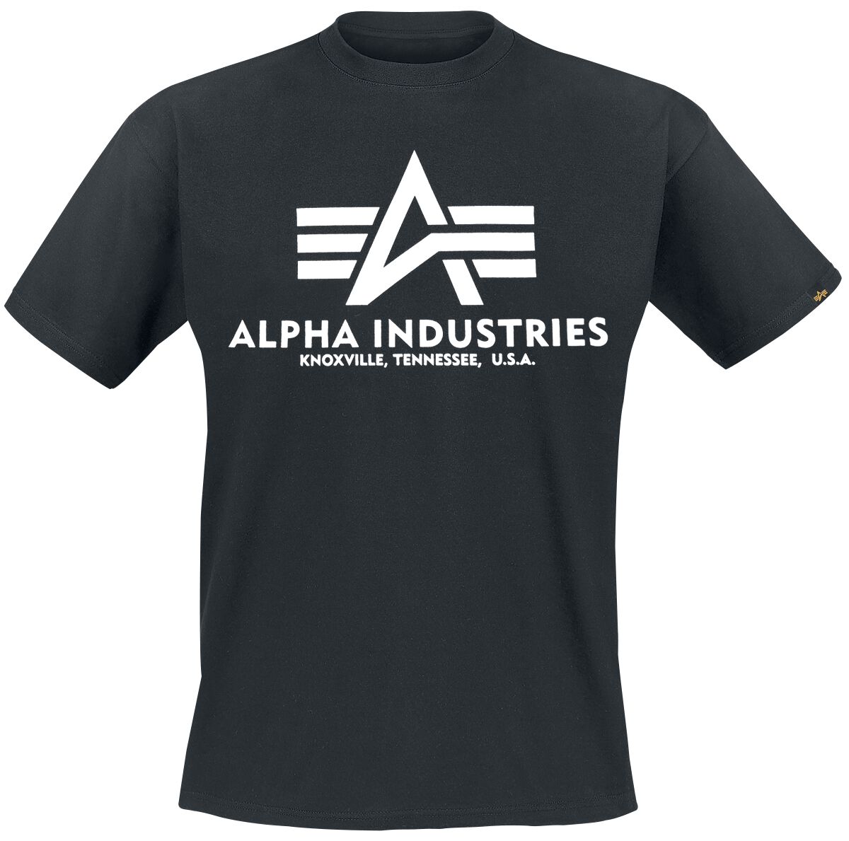 Alpha Industries Basic T T-Shirt schwarz in M von alpha industries