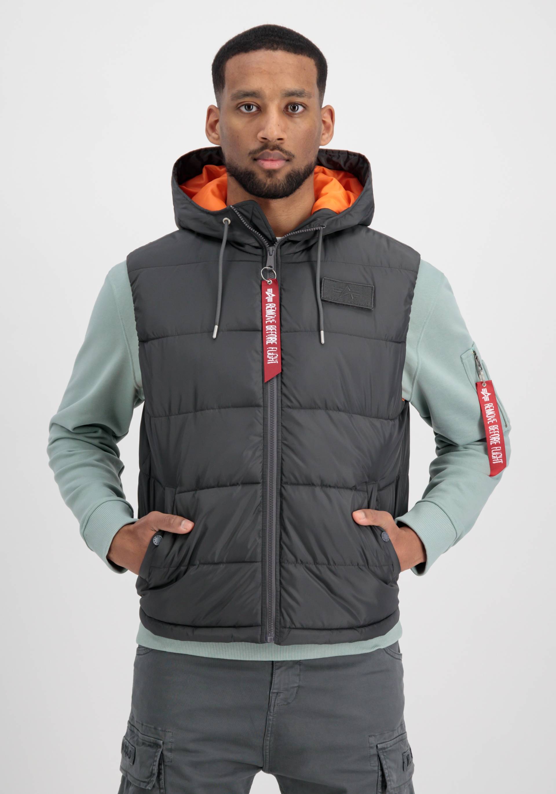 Alpha Industries Blouson "ALPHA INDUSTRIES Men - Vests Hooded Puffer Vest FD" von alpha industries