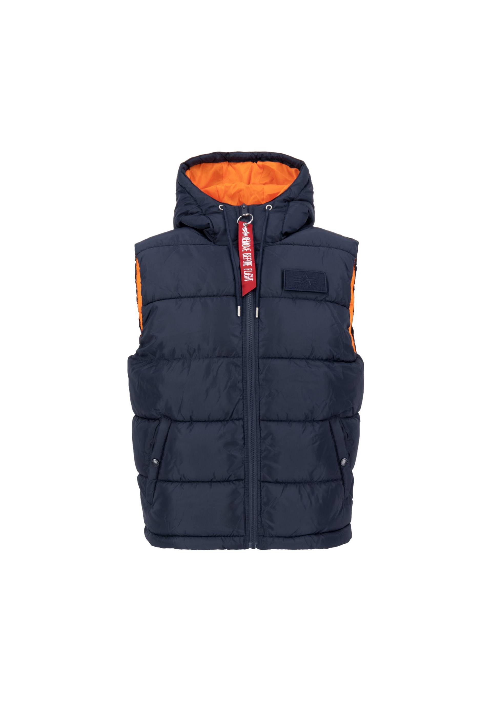 Alpha Industries Blouson "ALPHA INDUSTRIES Men - Vests Hooded Puffer Vest FD" von alpha industries