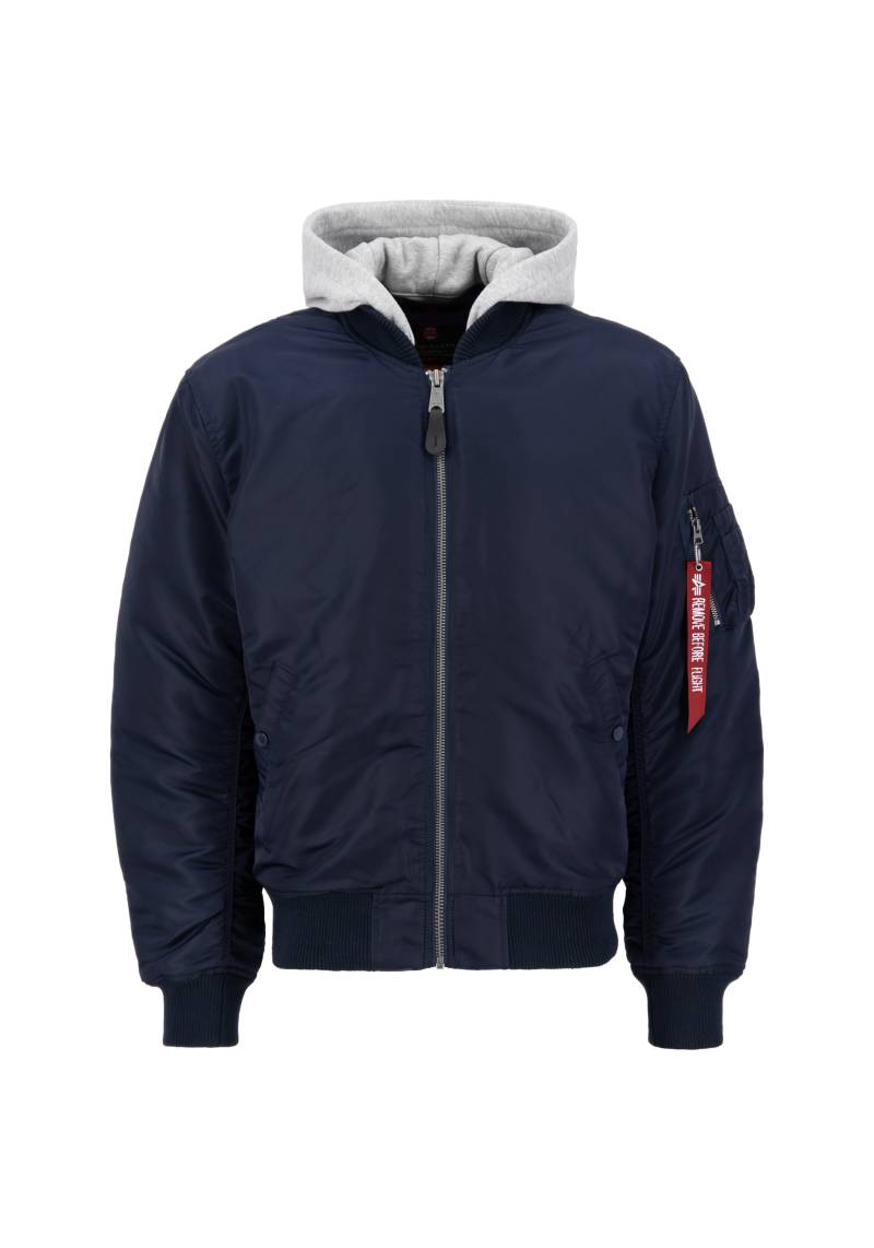 Alpha Industries Bomberjacke "Alpha Industries Men - Bomber Jackets MA-1 Zip Hood Back EMB" von alpha industries