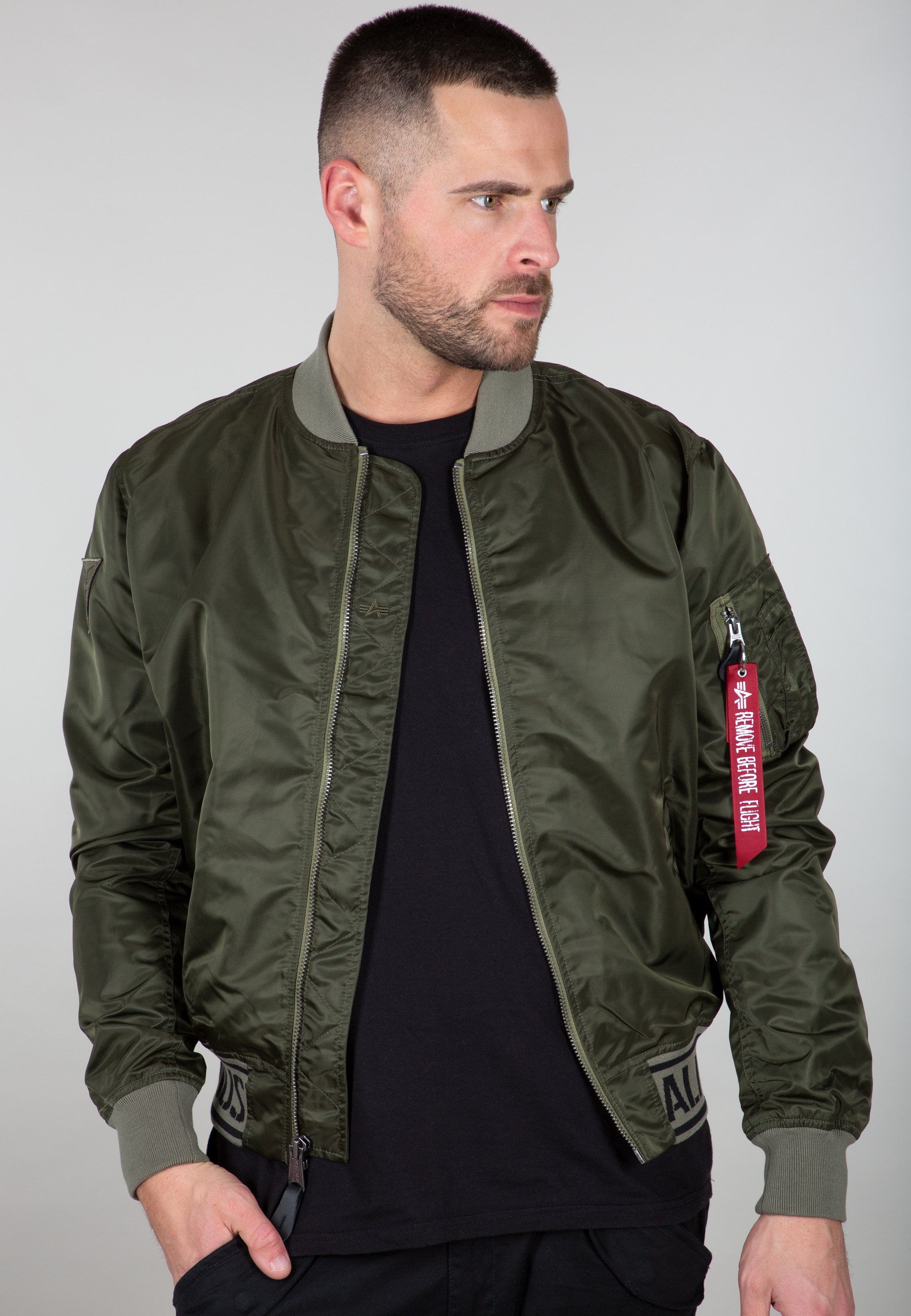 Alpha Industries Bomberjacke "Alpha Industries Men - Bomber Jackets MA-1 LW AR" von alpha industries