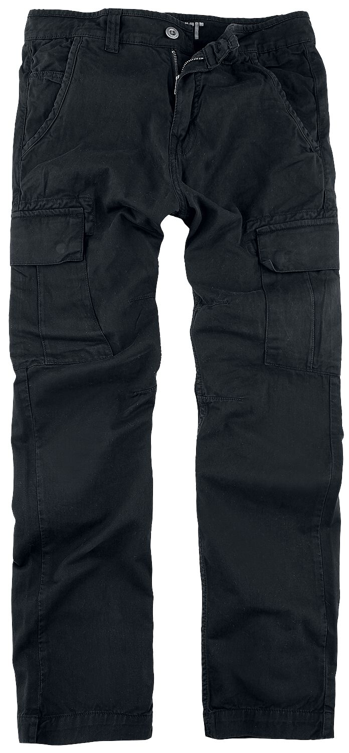 Alpha Industries Cargohose - Agent - 30 bis 38 - für Männer - Größe 33 - schwarz von alpha industries