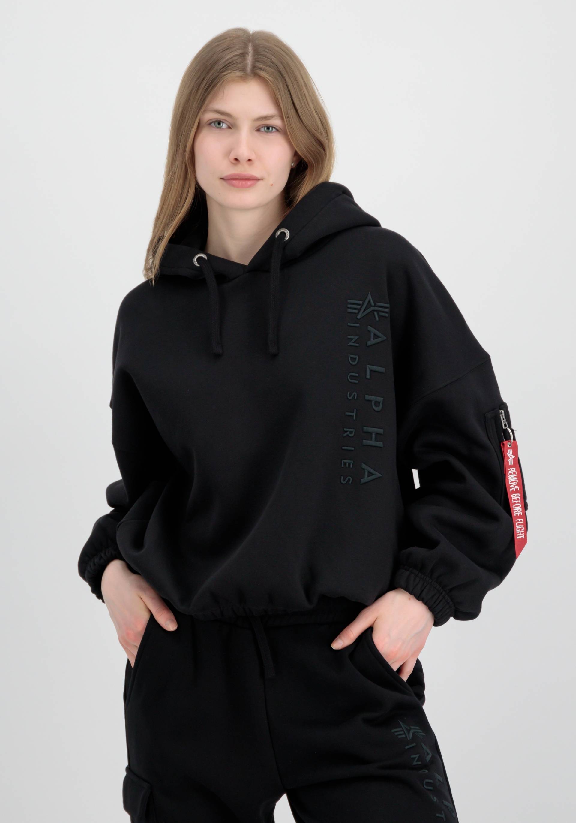 Alpha Industries Hoodie "ALPHA INDUSTRIES Women - Hoodies EMB OS Hoody wmn" von alpha industries