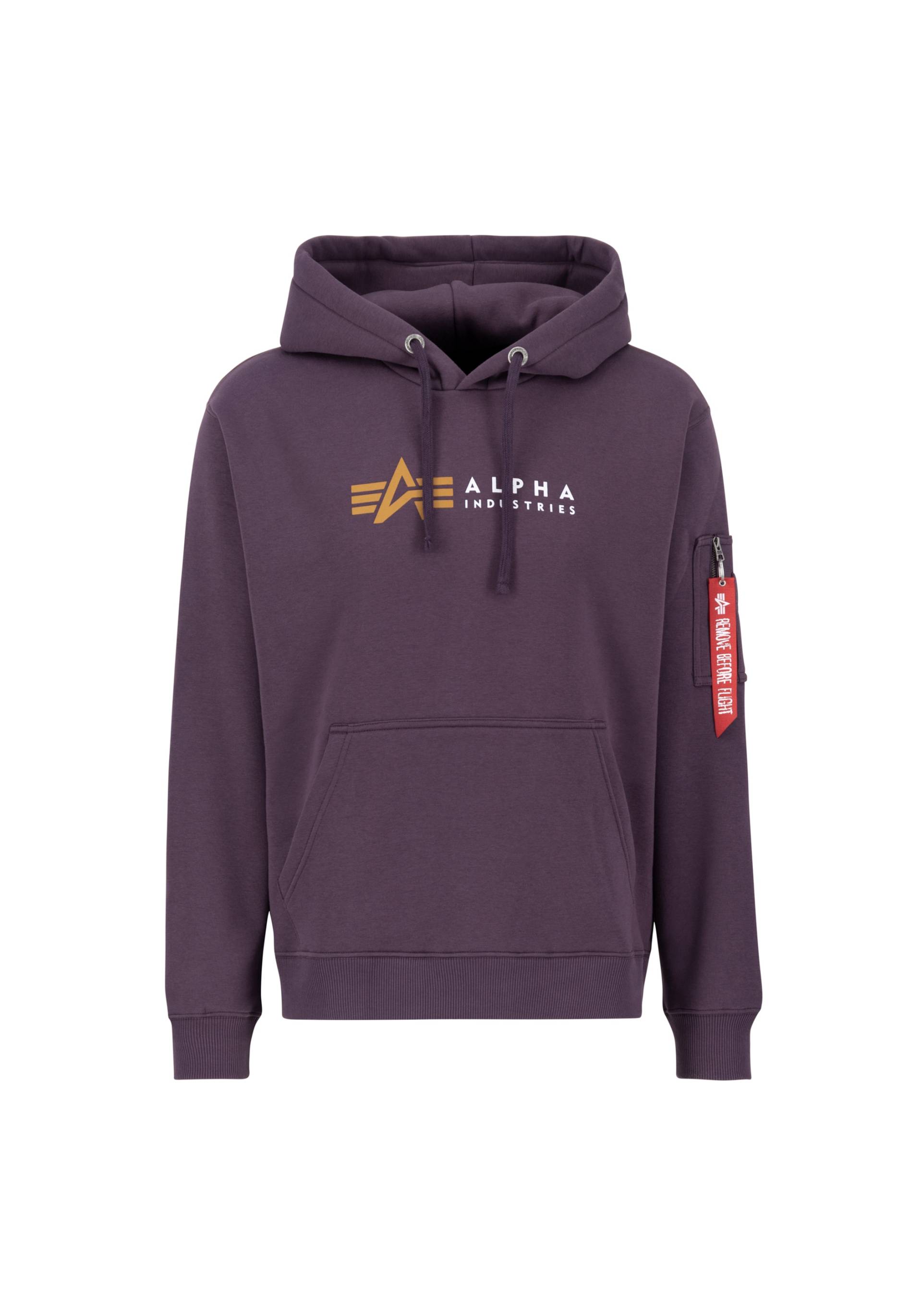 Alpha Industries Hoodie "Alpha Industries Men - Hoodies Alpha Label Hoodie" von alpha industries