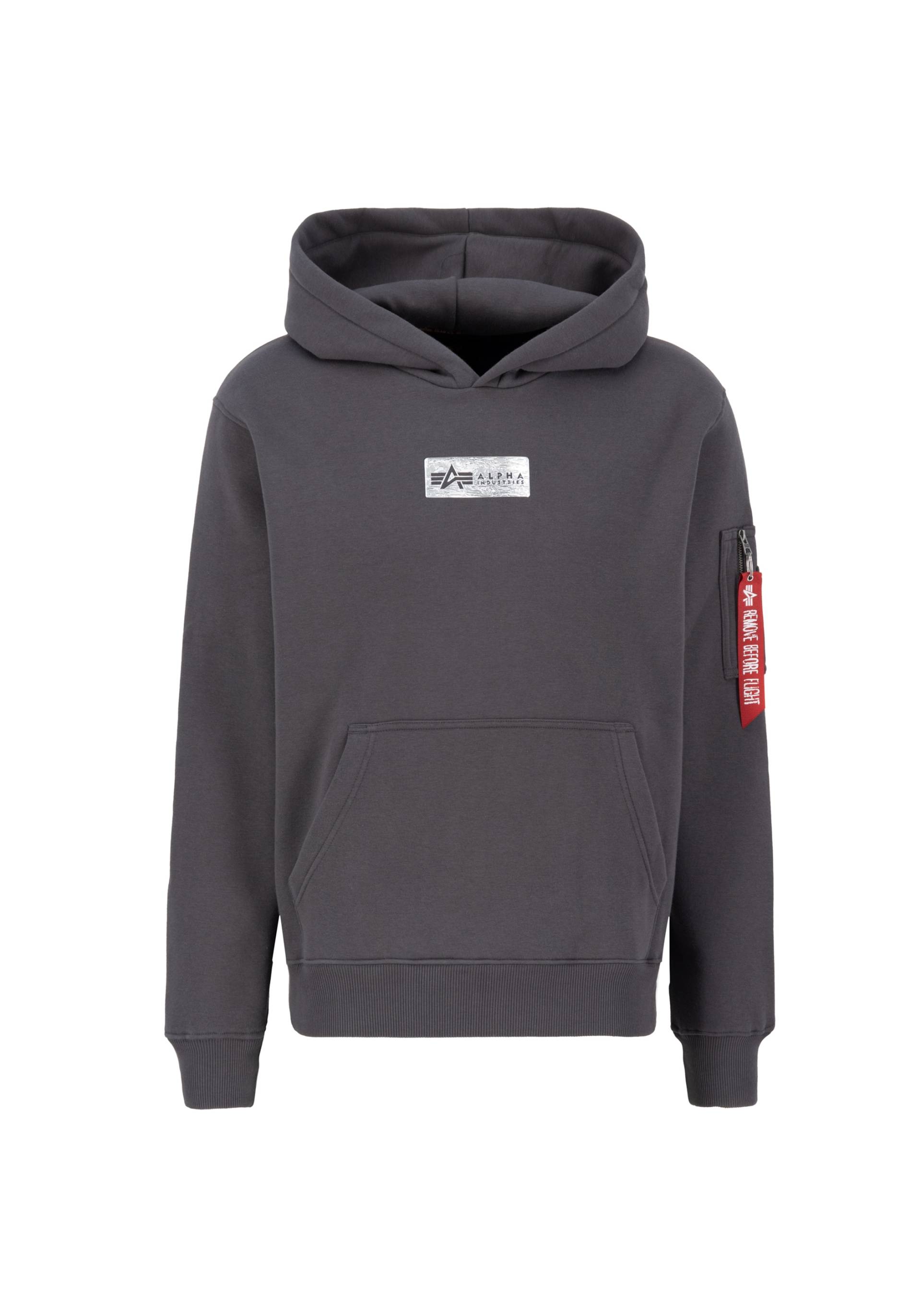 Alpha Industries Hoodie "Alpha Industries Men - Hoodies Metal Plate Hoodie" von alpha industries