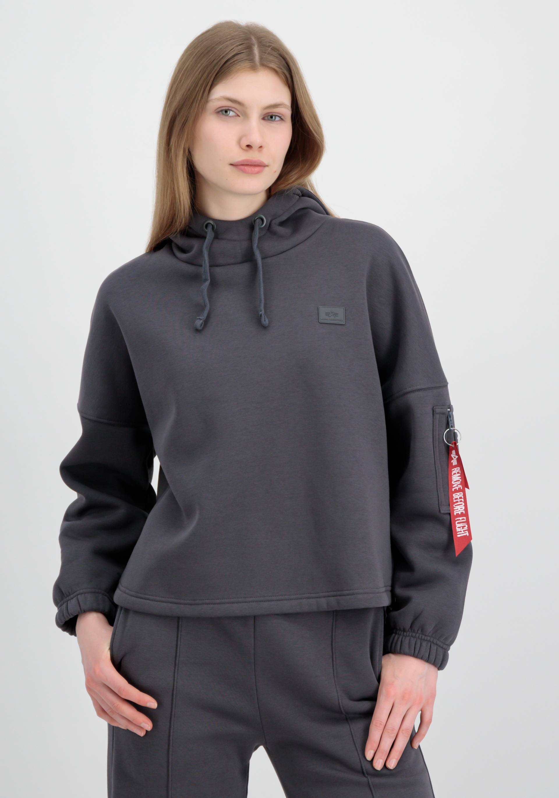 Alpha Industries Hoodie "ALPHA INDUSTRIES Women - Hoodies X-Fit Label OS Hoody Wmn" von alpha industries