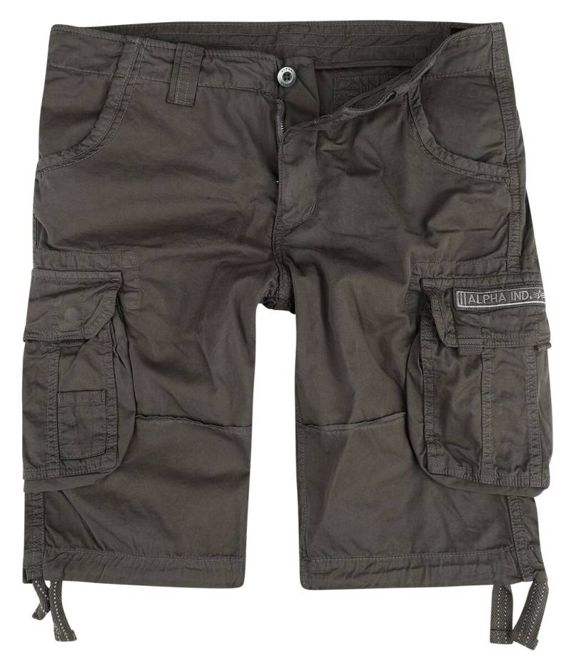 Alpha Industries Jet Short Short grau in 30 von alpha industries