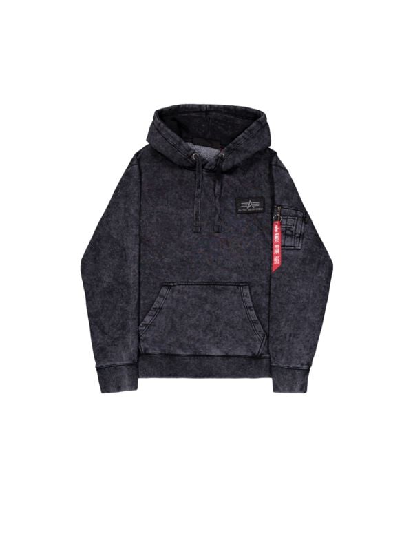 Alpha Industries Kapuzenpullover - Back Print Hoodie Vintage - S bis XXL - für Männer - Größe XXL - schwarz von alpha industries