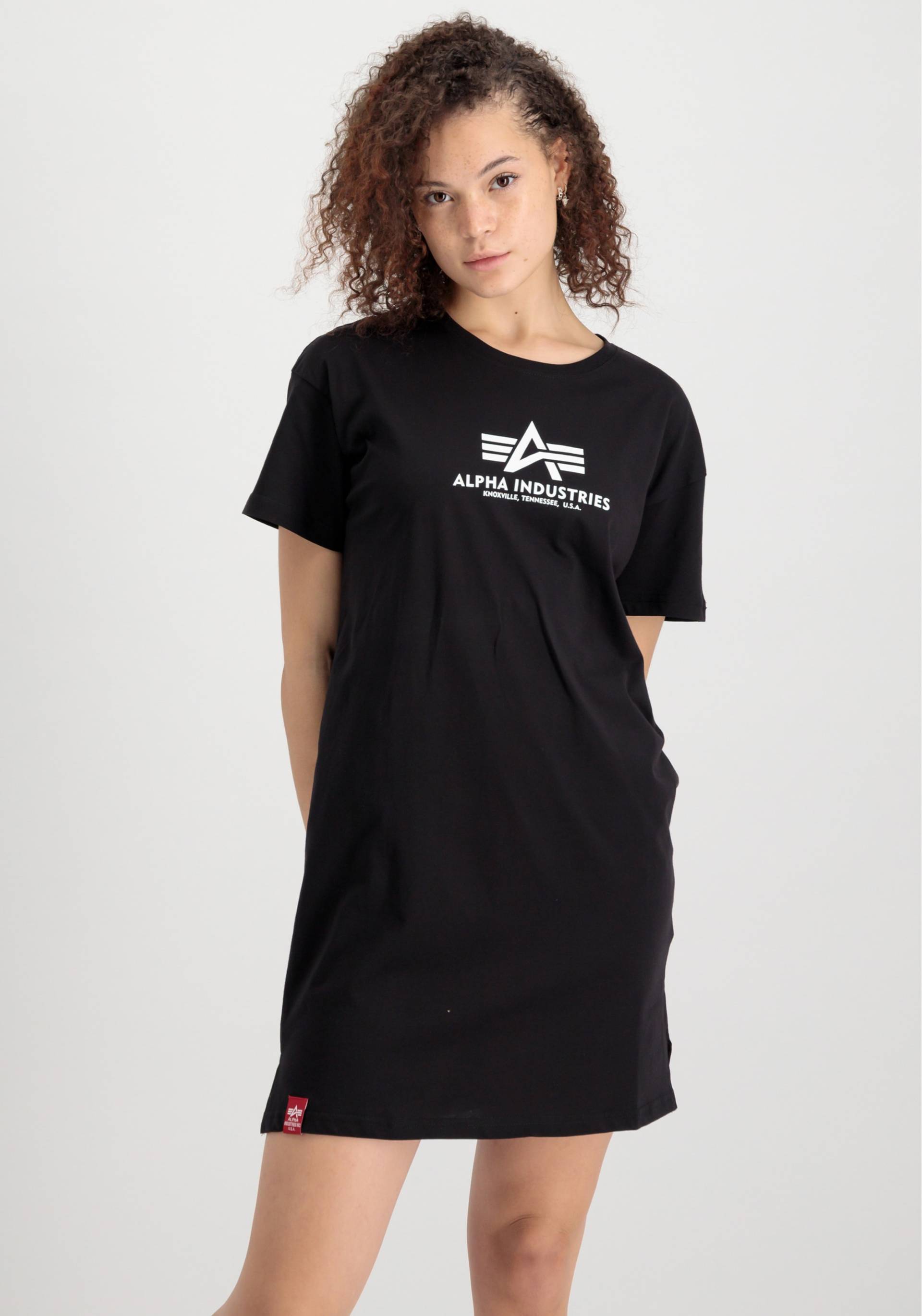 Alpha Industries Shirtkleid "ALPHA INDUSTRIES Women - T-Shirts Basic T Long Wmn" von alpha industries