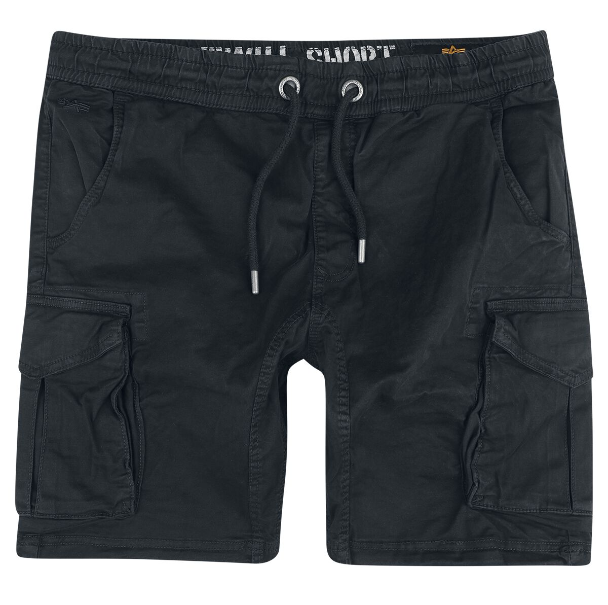 Alpha Industries Short - Cotton Twill Jogger Short - S bis XXL - für Männer - Größe L - schwarz von alpha industries