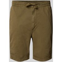 Alpha Industries Shorts mit elastischem Bund und Tunnelzug in Oliv, Größe 32 von alpha industries