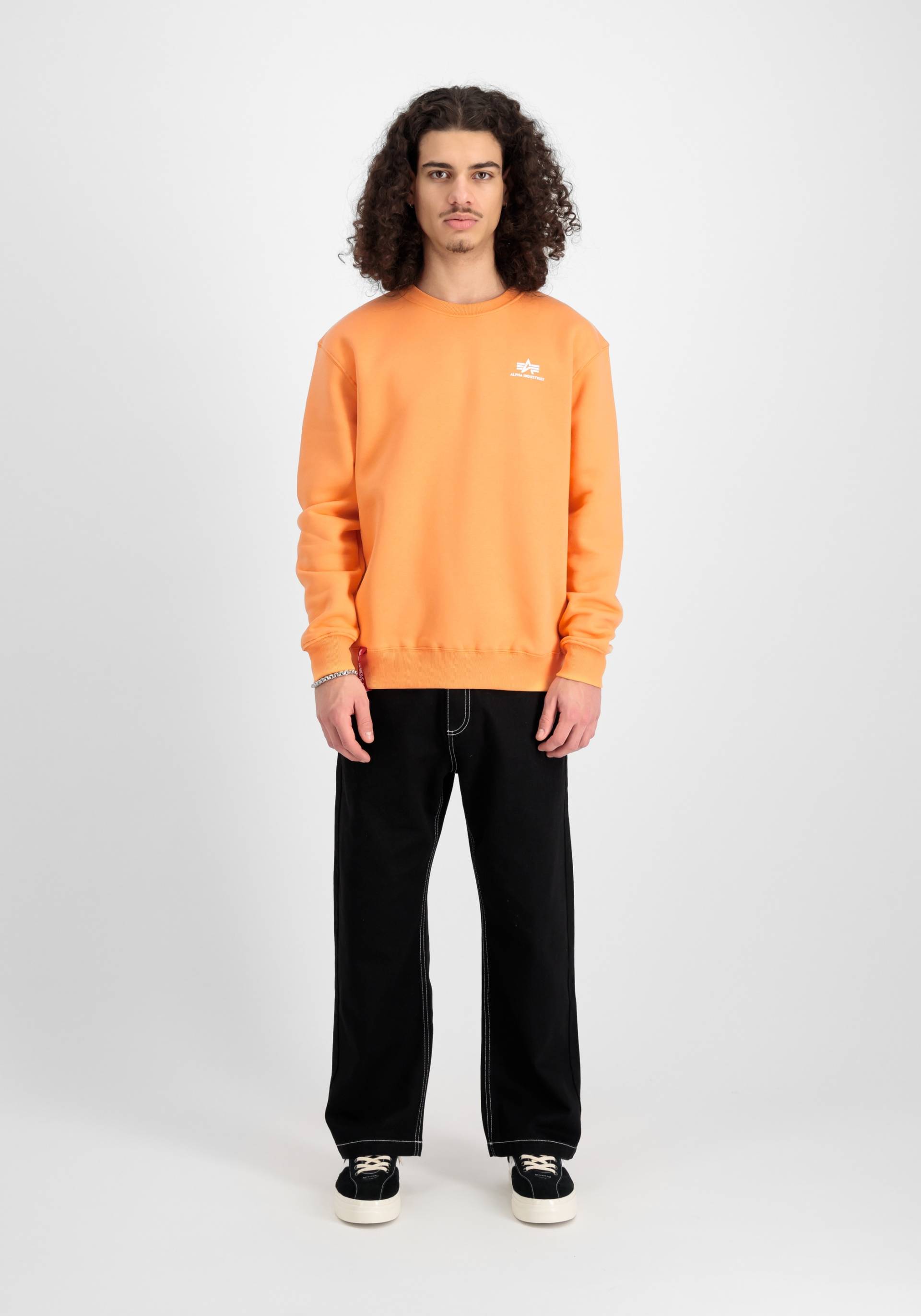 Alpha Industries Sweater "ALPHA INDUSTRIES Men - Sweatshirts Basic Sweater Small Logo" von alpha industries