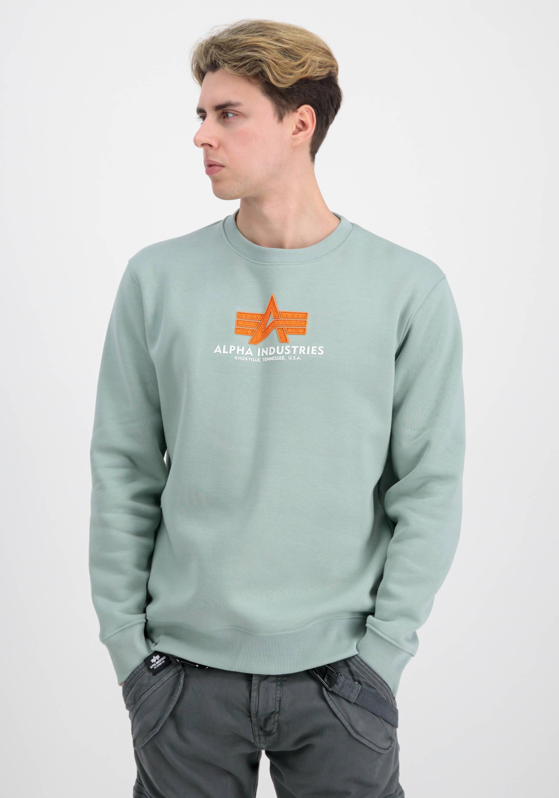 Alpha Industries Sweater "ALPHA INDUSTRIES Men - Sweatshirts Basic Sweater Rubber" von alpha industries