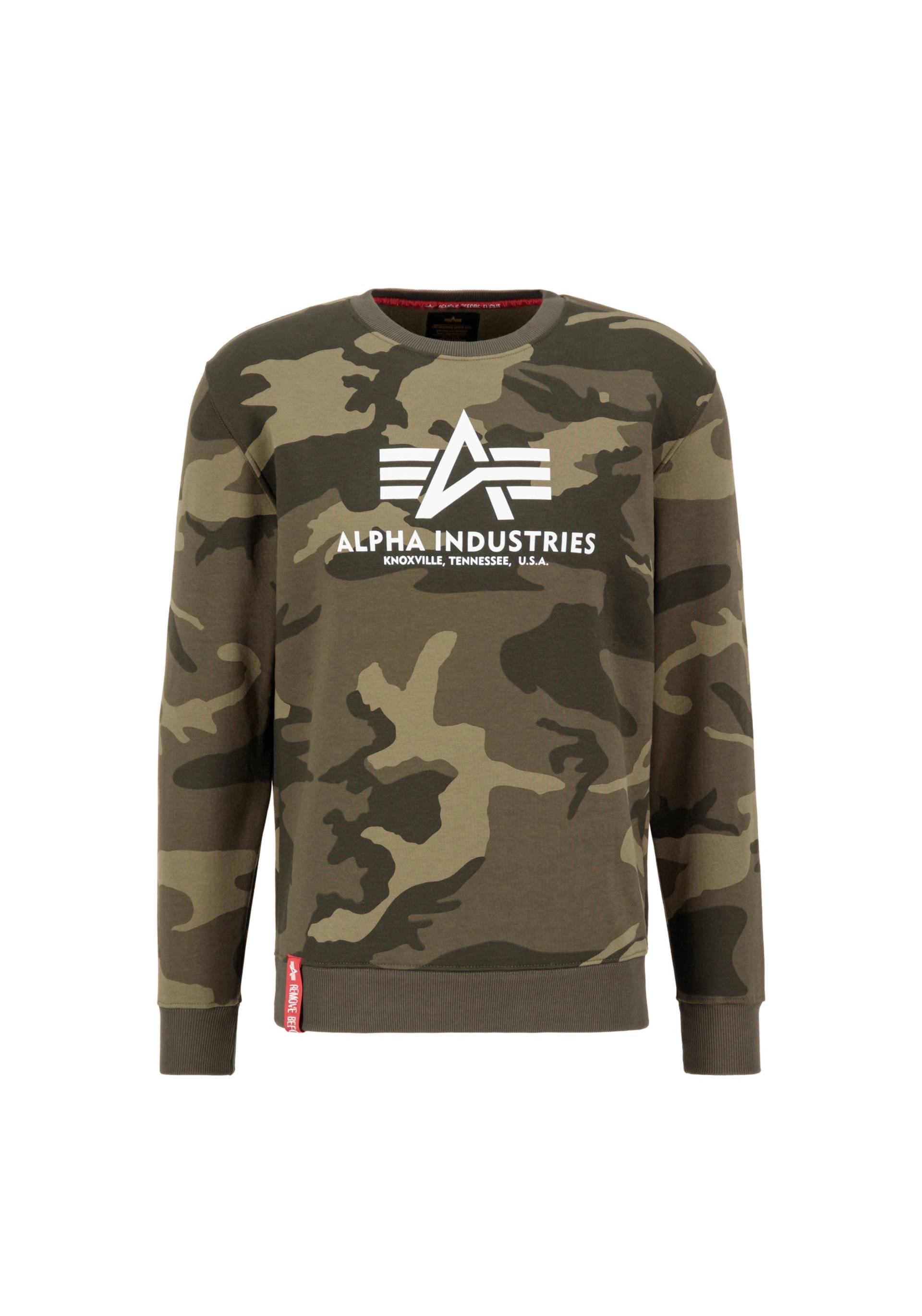 Alpha Industries Sweater "ALPHA INDUSTRIES Men - Sweatshirts Basic Sweater Camo" von alpha industries