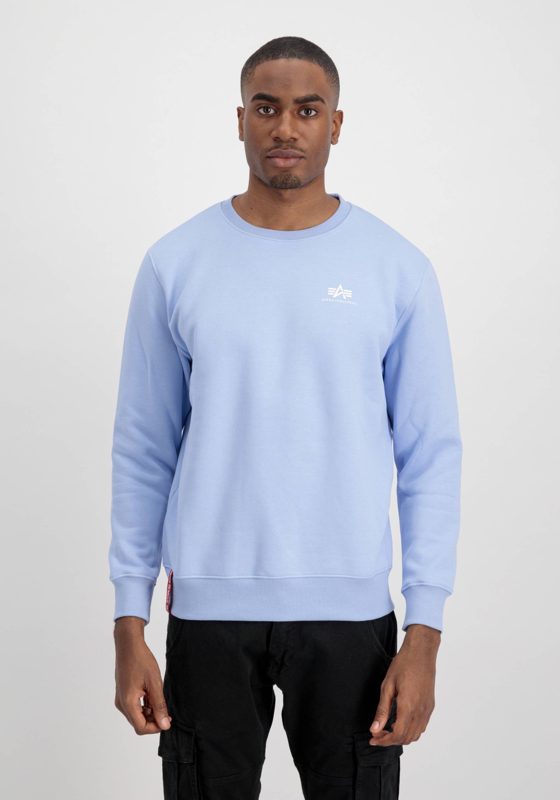 Alpha Industries Sweater "ALPHA INDUSTRIES Men - Sweatshirts Basic Sweater Small Logo" von alpha industries