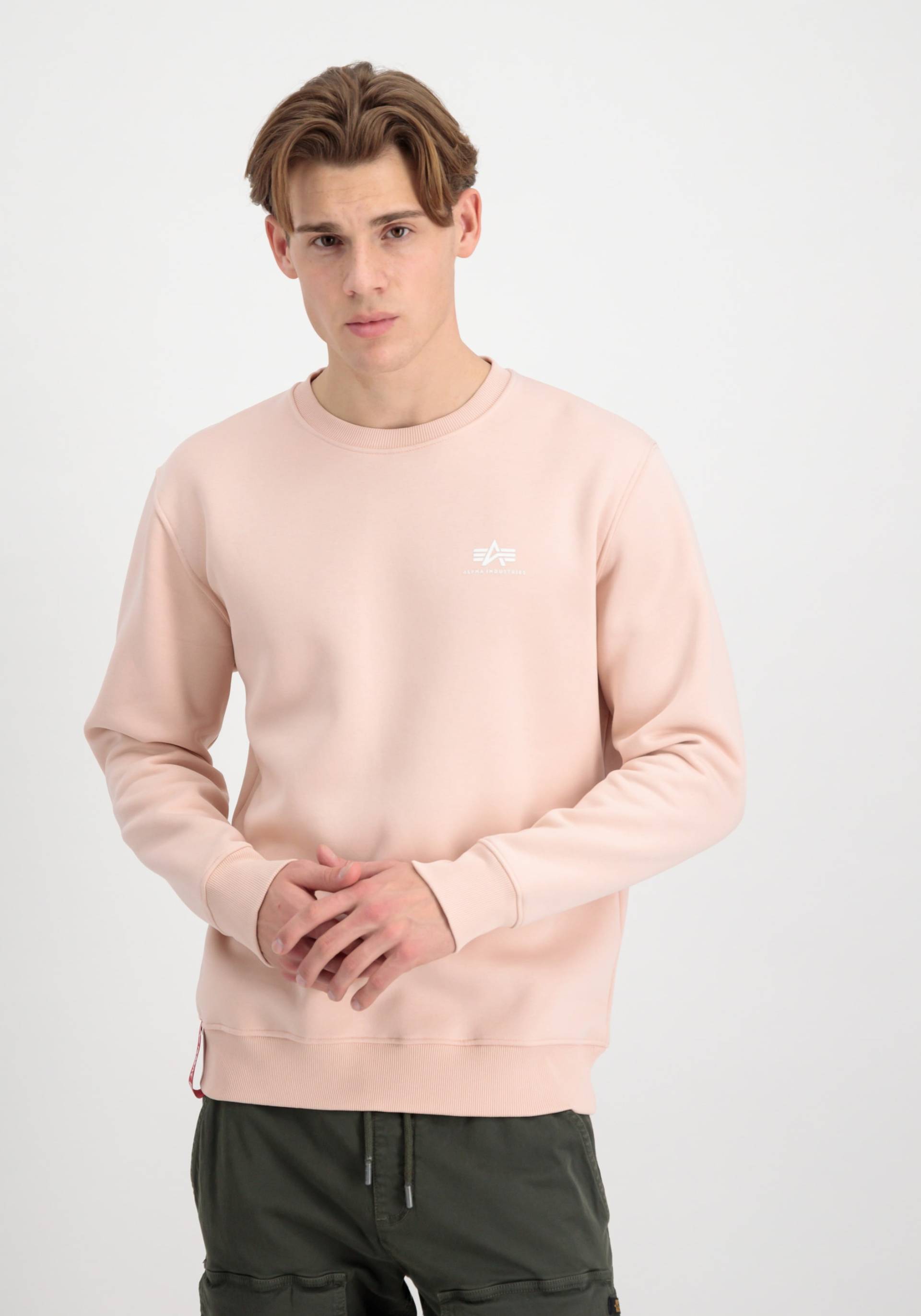 Alpha Industries Sweater "ALPHA INDUSTRIES Men - Sweatshirts Basic Sweater Small Logo" von alpha industries