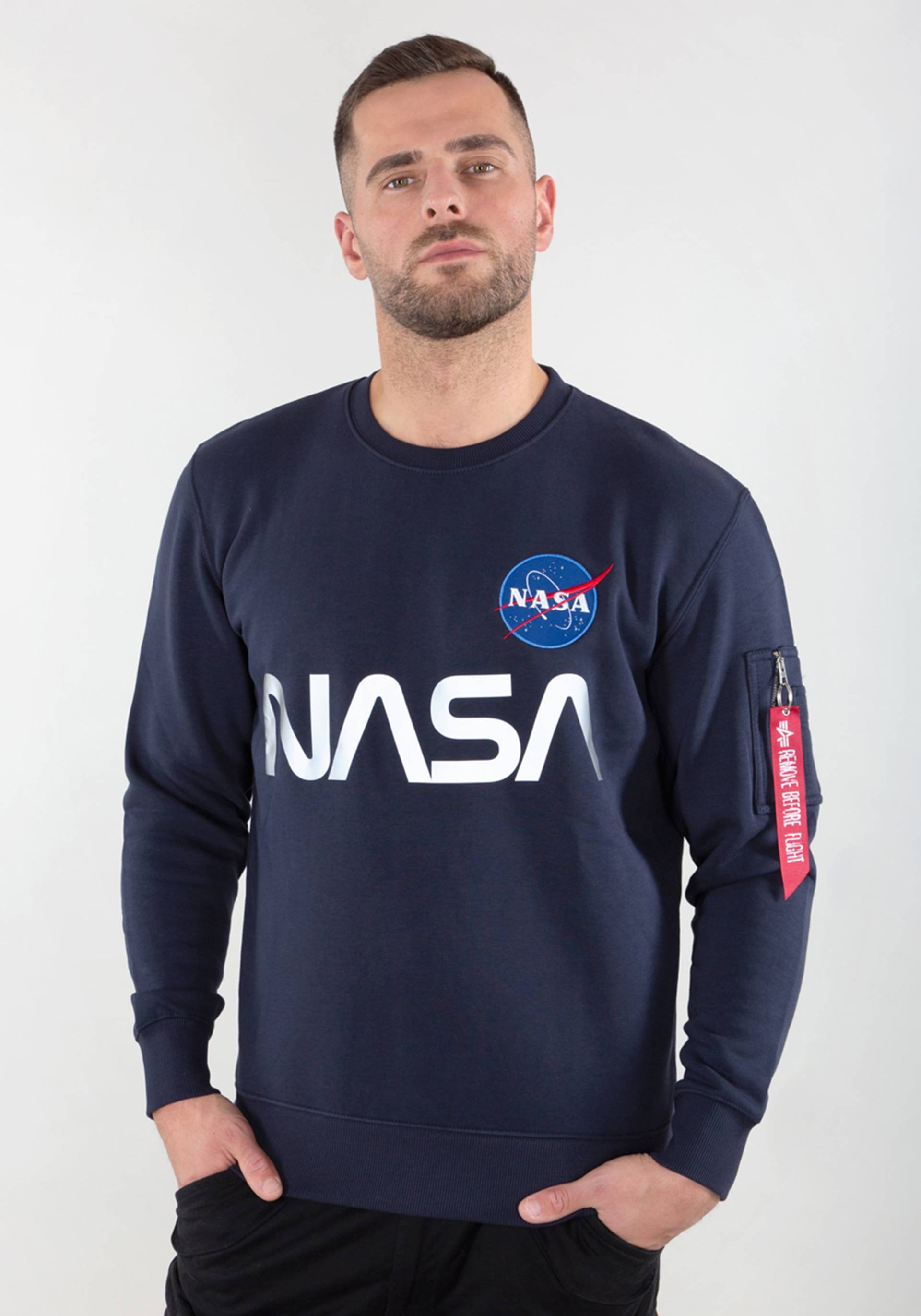 Alpha Industries Sweater "ALPHA INDUSTRIES Men - Sweatshirts NASA Reflective Sweater" von alpha industries