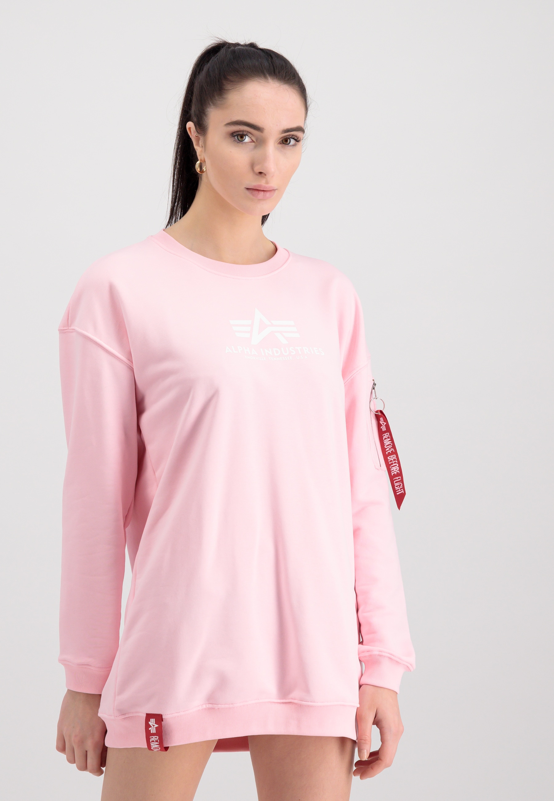 Alpha Industries Sweater "ALPHA INDUSTRIES Women - Sweatshirts Basic Long Sweater OS Wmn" von alpha industries