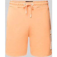Alpha Industries Sweatshorts mit elastischem Bund und Tunnelzug in Apricot, Größe XS von alpha industries