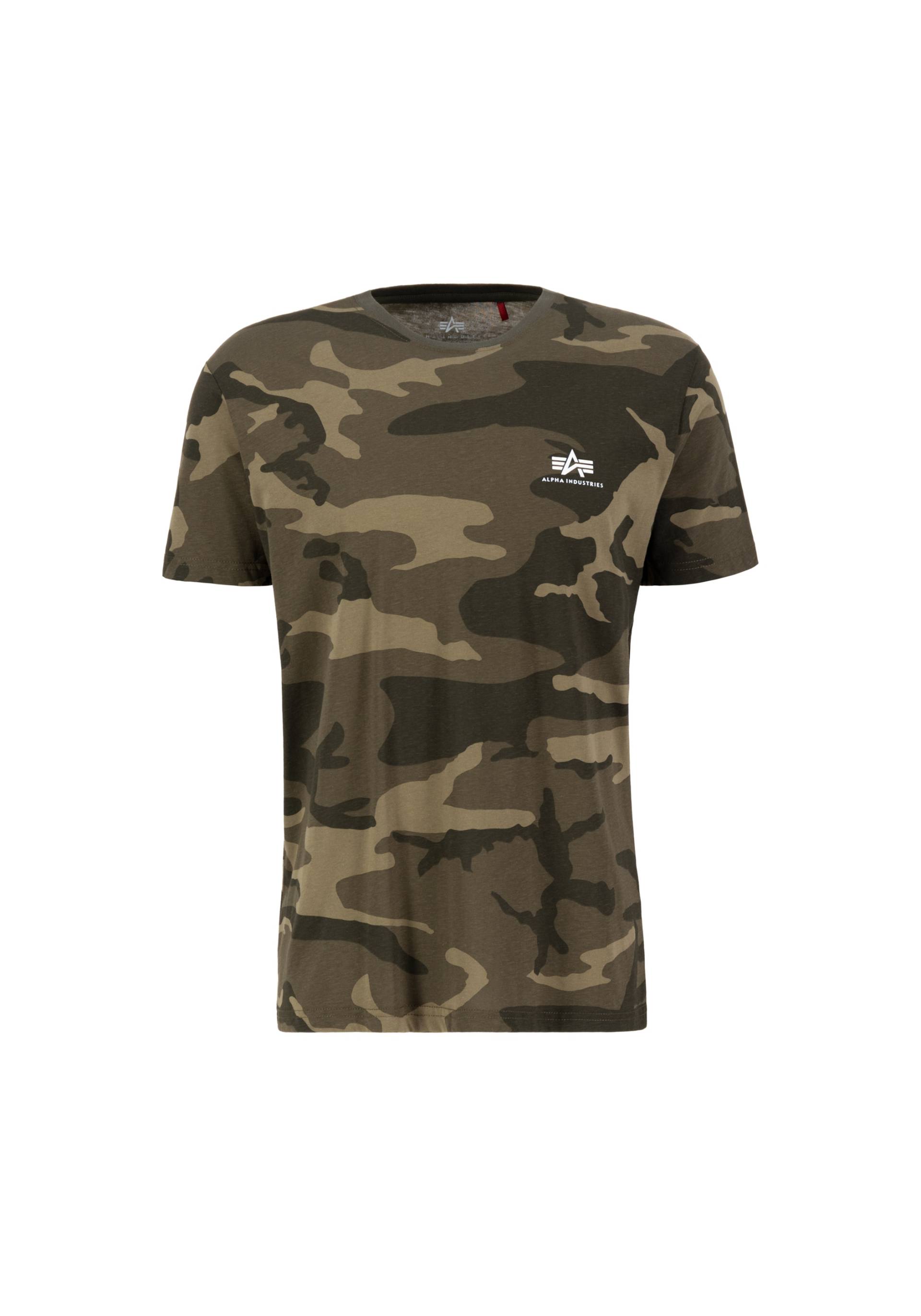 Alpha Industries T-Shirt "Alpha Industries Men - T-Shirts Backprint T-Shirt Camo" von alpha industries