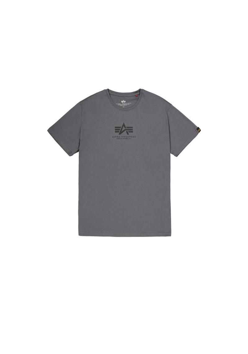 Alpha Industries T-Shirt "Alpha Industries Men - T-Shirts Basic T Mid Logo" von alpha industries