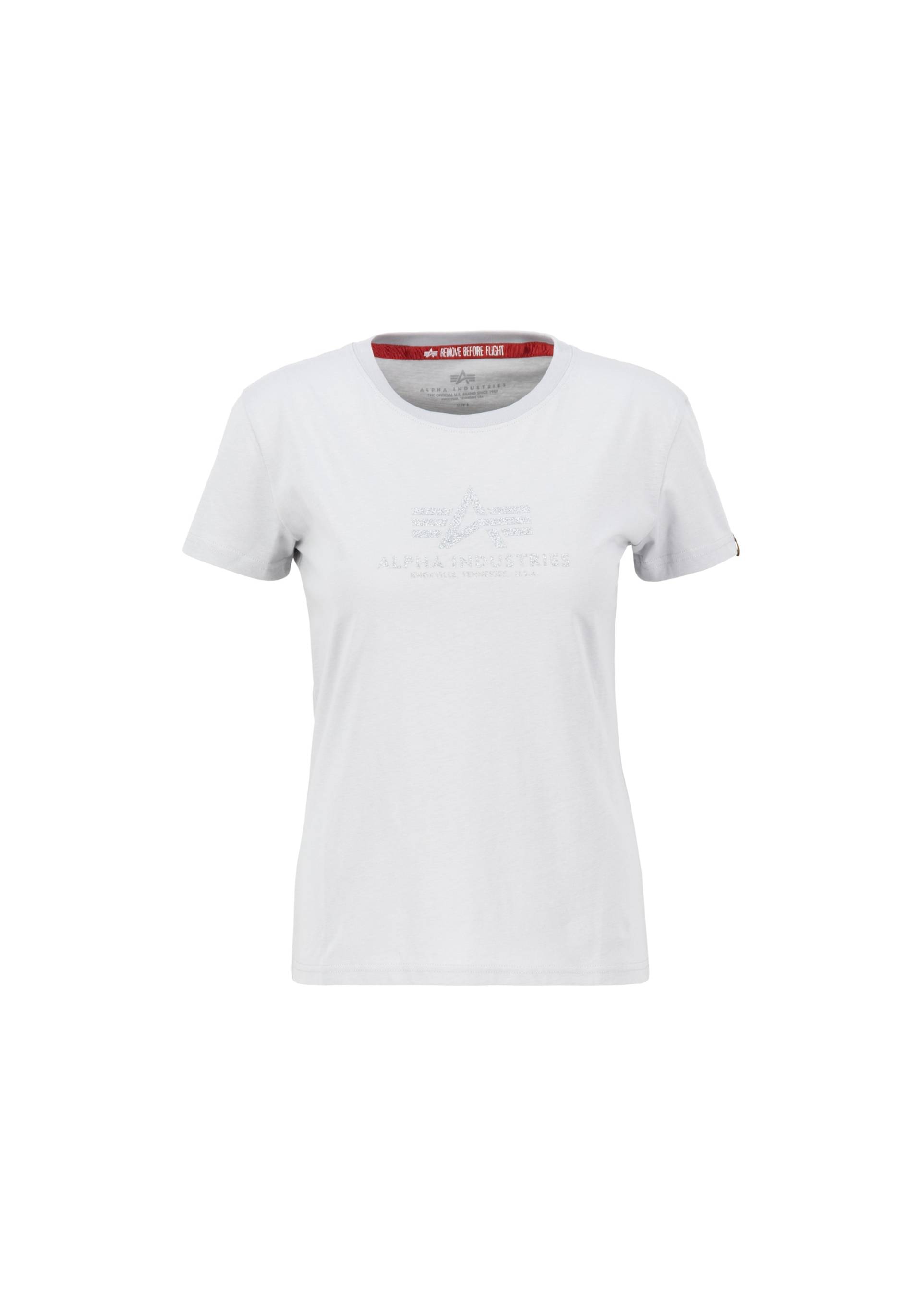 Alpha Industries T-Shirt "Alpha Industries Women - T-Shirts New Basic T-Shirt BL Glitter W" von alpha industries