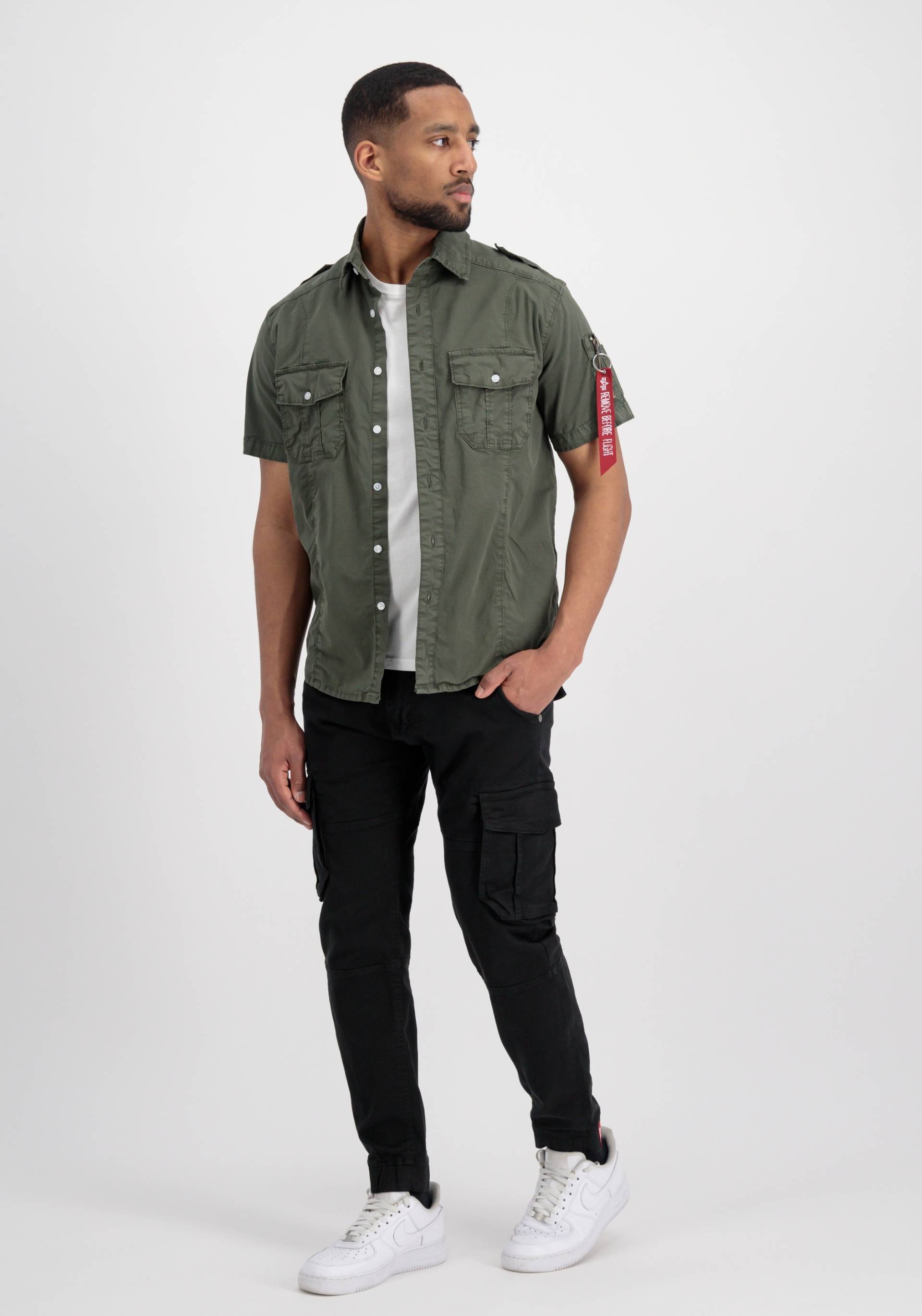 Alpha Industries T-Shirt "ALPHA INDUSTRIES Men - T-Shirts Basic Shirt Slim S" von alpha industries