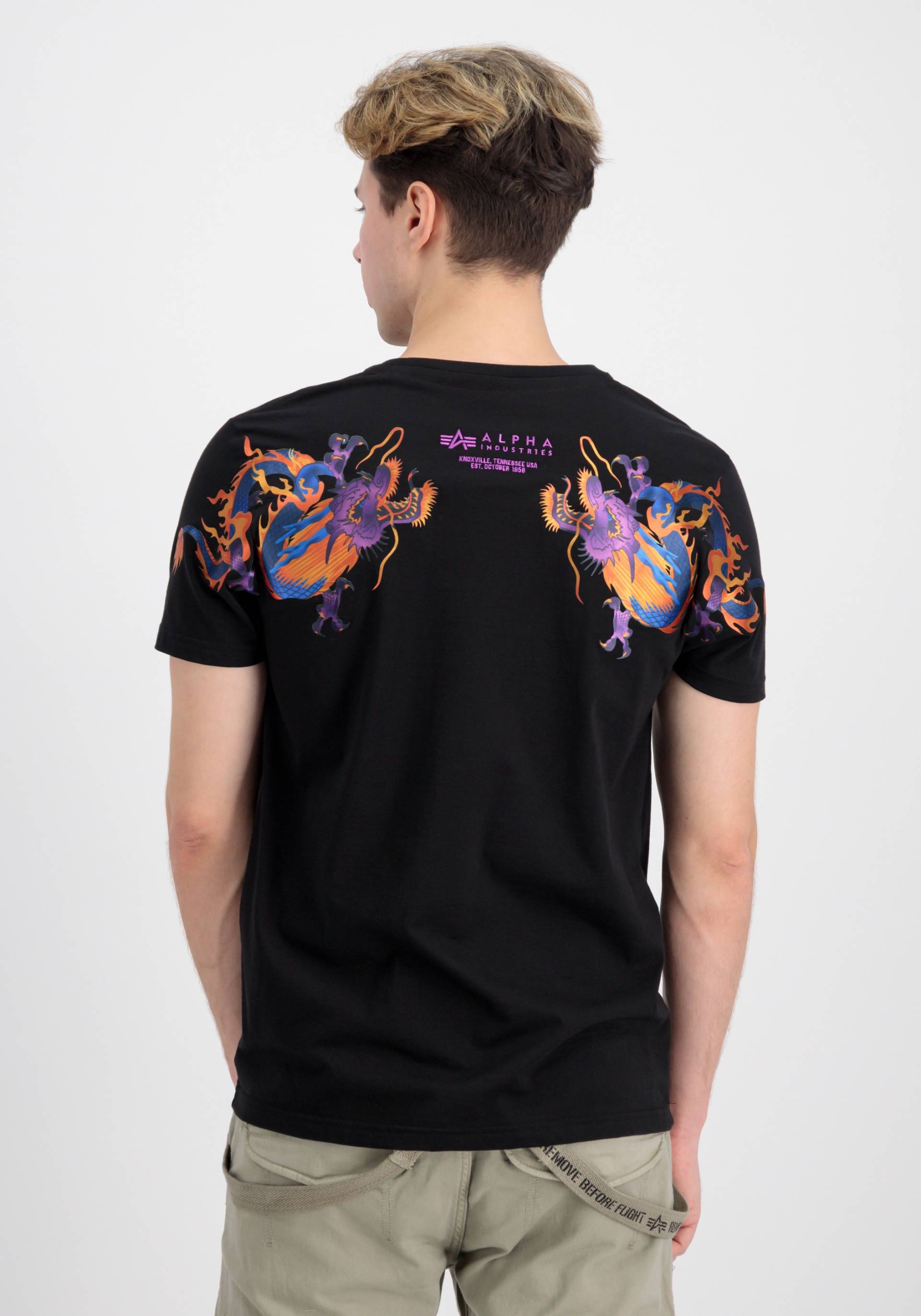 Alpha Industries T-Shirt "ALPHA INDUSTRIES Men - T-Shirts Dragon EMB T" von alpha industries