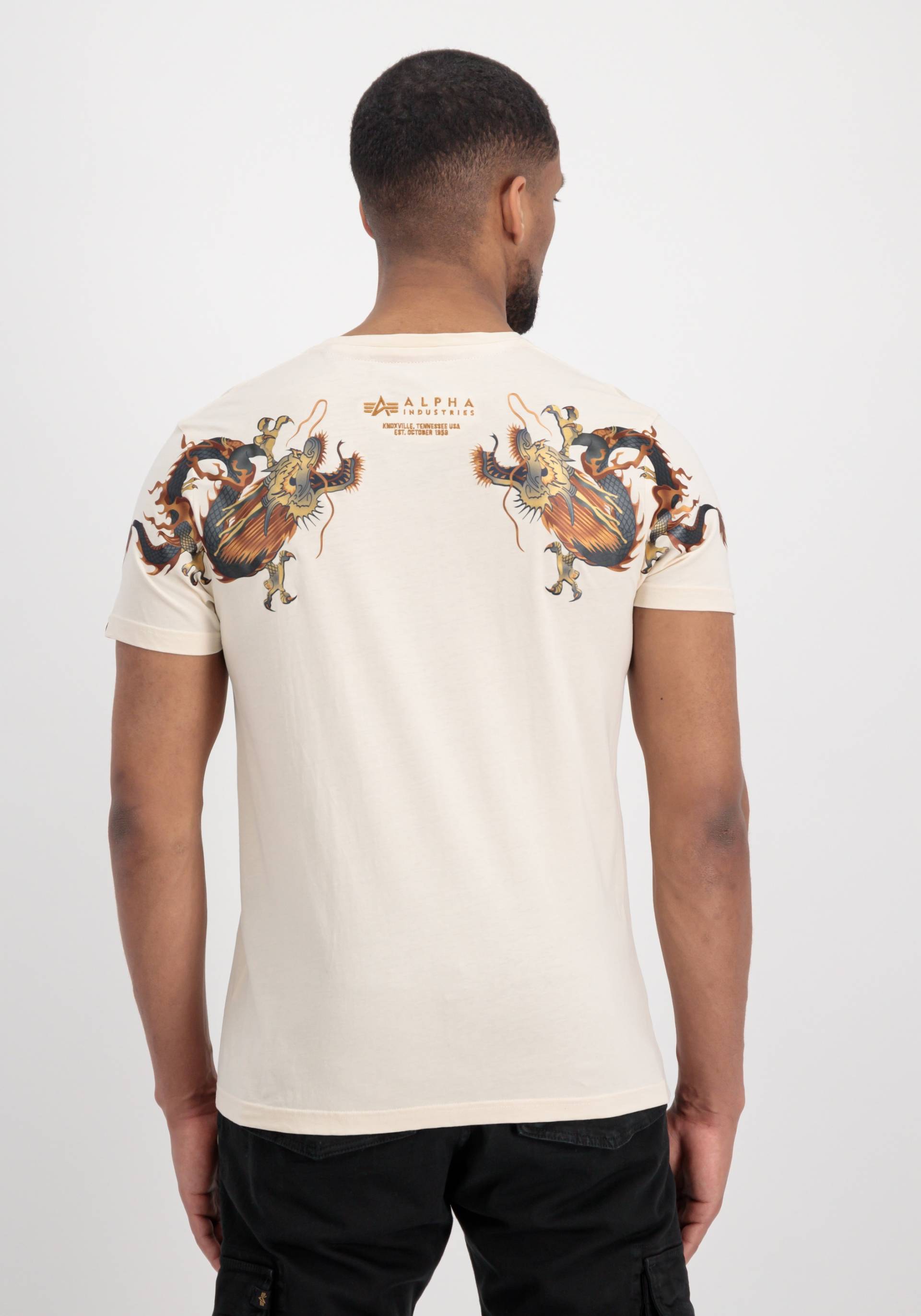 Alpha Industries T-Shirt "ALPHA INDUSTRIES Men - T-Shirts Dragon EMB T" von alpha industries