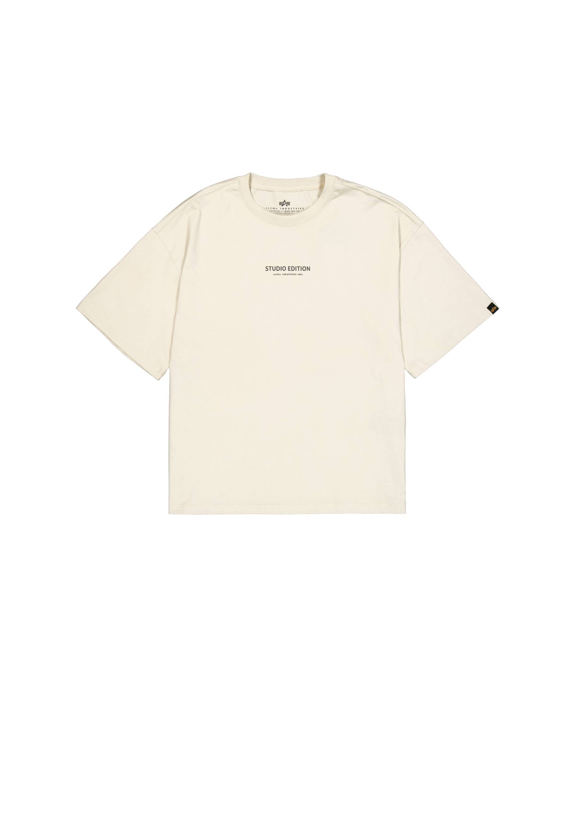 Alpha Industries T-Shirt "Alpha Industries Men - T-Shirts Studio Edition Backprint T-Shirt" von alpha industries