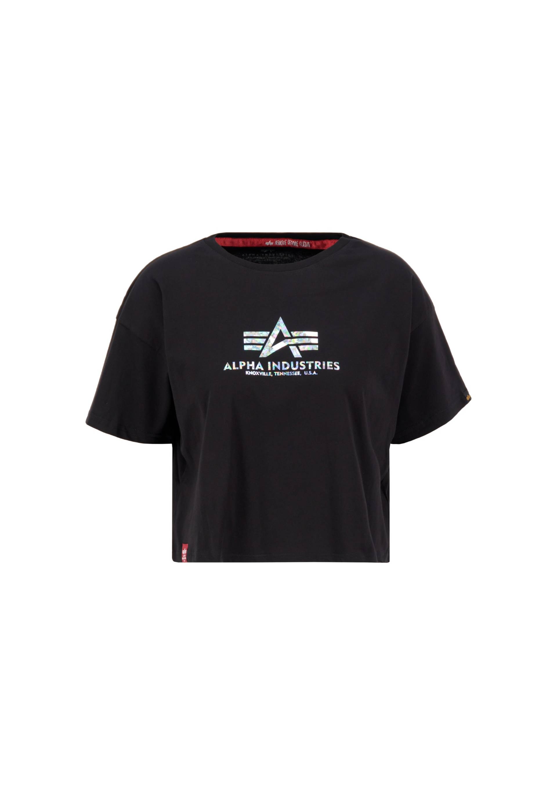 Alpha Industries T-Shirt "ALPHA INDUSTRIES Women - T-Shirts Basic T COS Hol. Print Wmn" von alpha industries