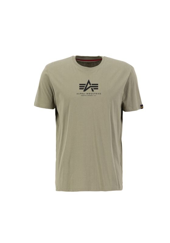 Alpha Industries T-Shirt - Basic T ML - S - für Männer - Größe S - oliv von alpha industries