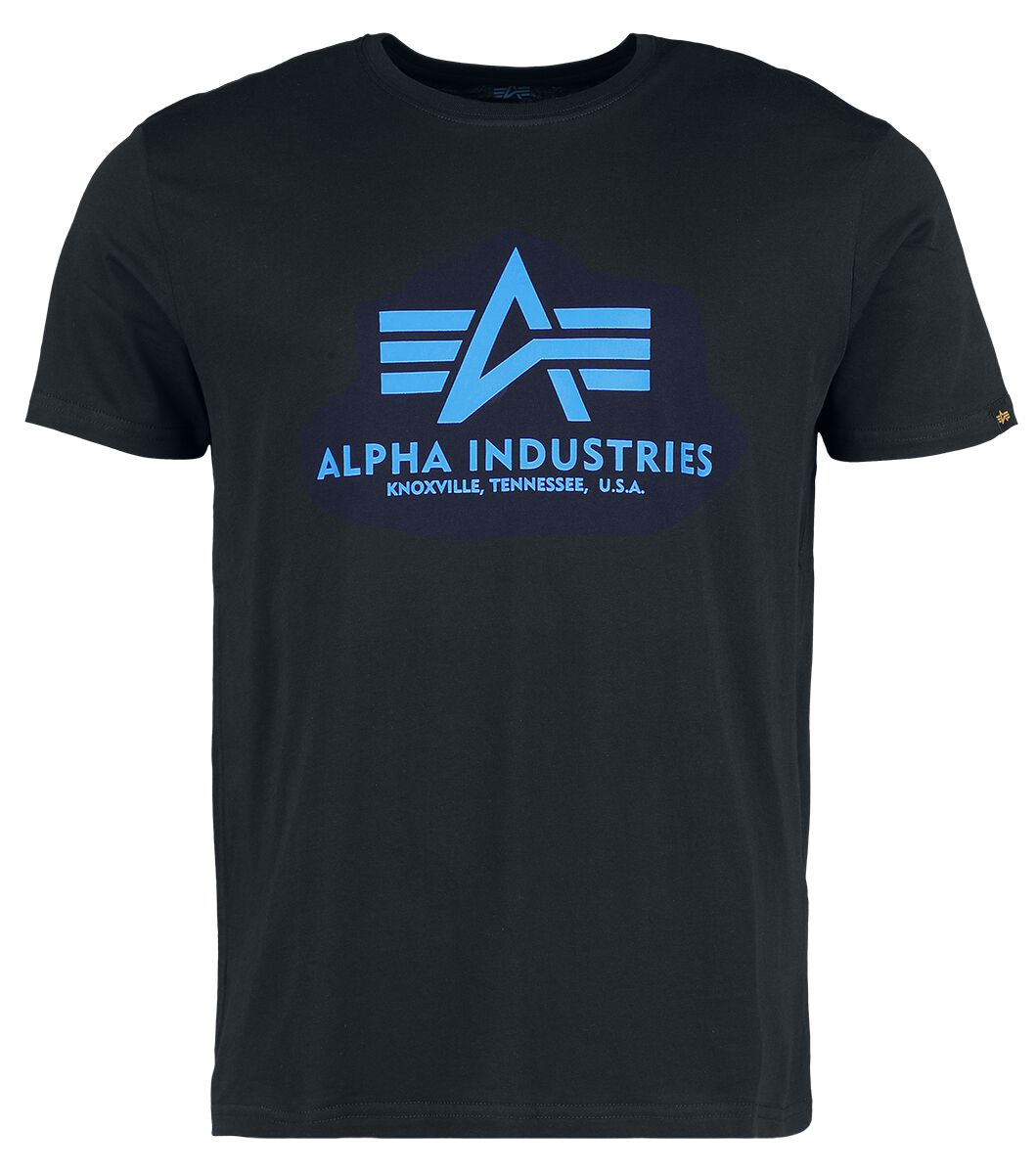 Alpha Industries T-Shirt - Basic T-Shirt - S bis XXL - für Männer - Größe M - schwarz von alpha industries