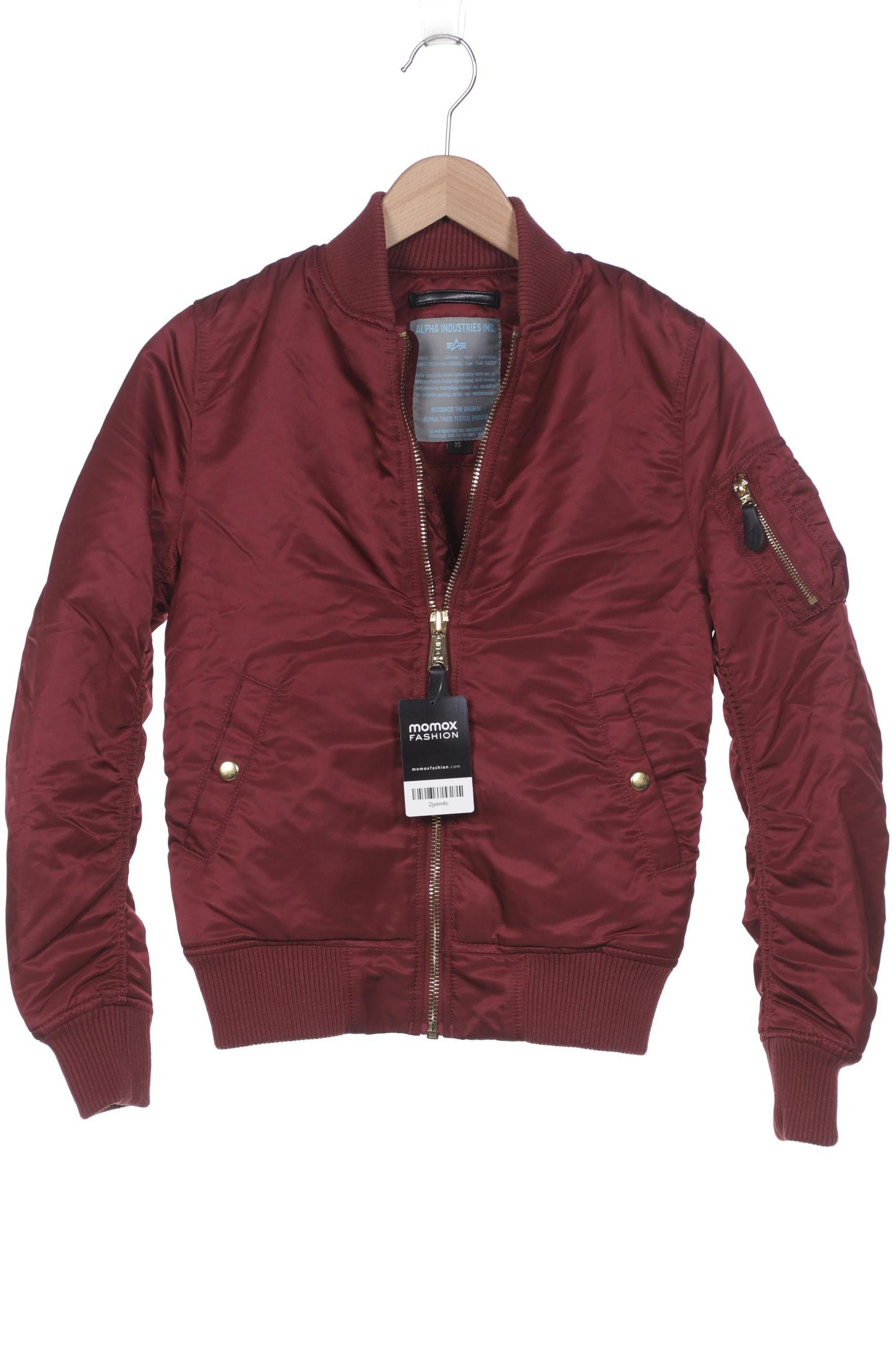 Alpha industries Damen Jacke, bordeaux von alpha industries