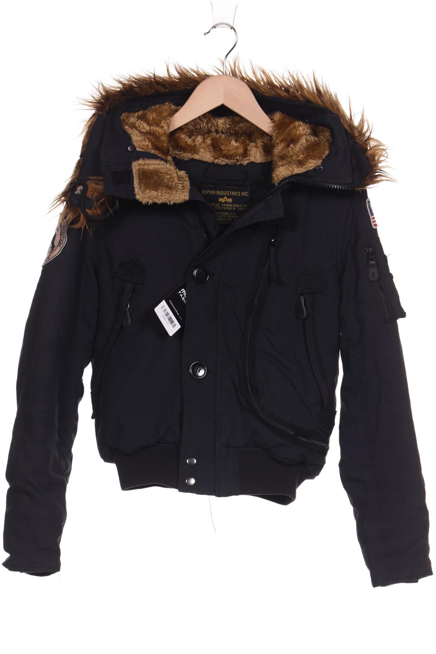 Alpha industries Damen Jacke, schwarz von alpha industries