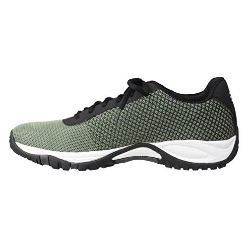 Alpina Unisex Schnürer Luca, Leichter Wander- und Freizeitschuh für Damen und Herren in Weite H, atmungsaktives Synthetik/Mesh Material, Trekking Halbschuh mit Einlegesohle 44 grün von Alpina