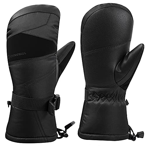 alpine swiss Herren wasserdichte Handschuhe Skifäustlinge Wintersport Handschuhe Snowboarden Winddicht Warm 3M Thinsulate von alpine swiss