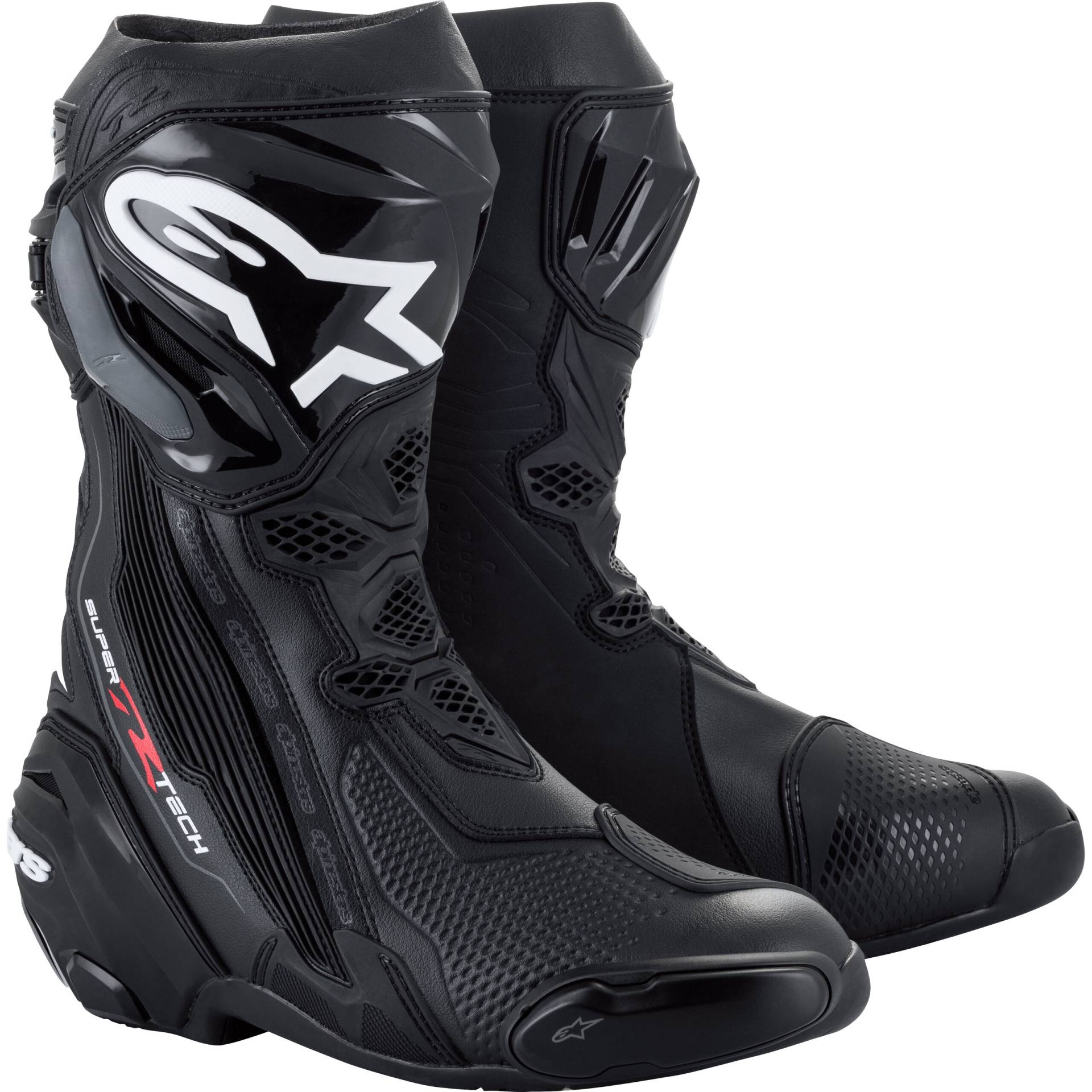 Alpinestars Supertech R Motorradstiefel lang schwarz 42 Herren von alpinestars