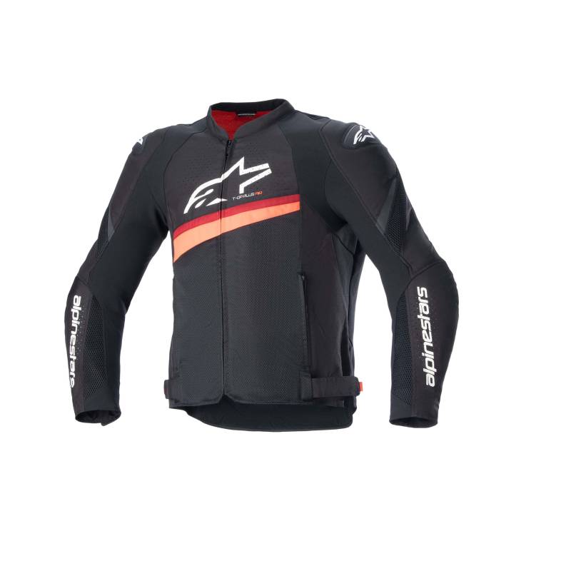 Alpinestars T-GP Plus R V4 Airflow Textiljacke schwarz/rot XXL Herren von alpinestars