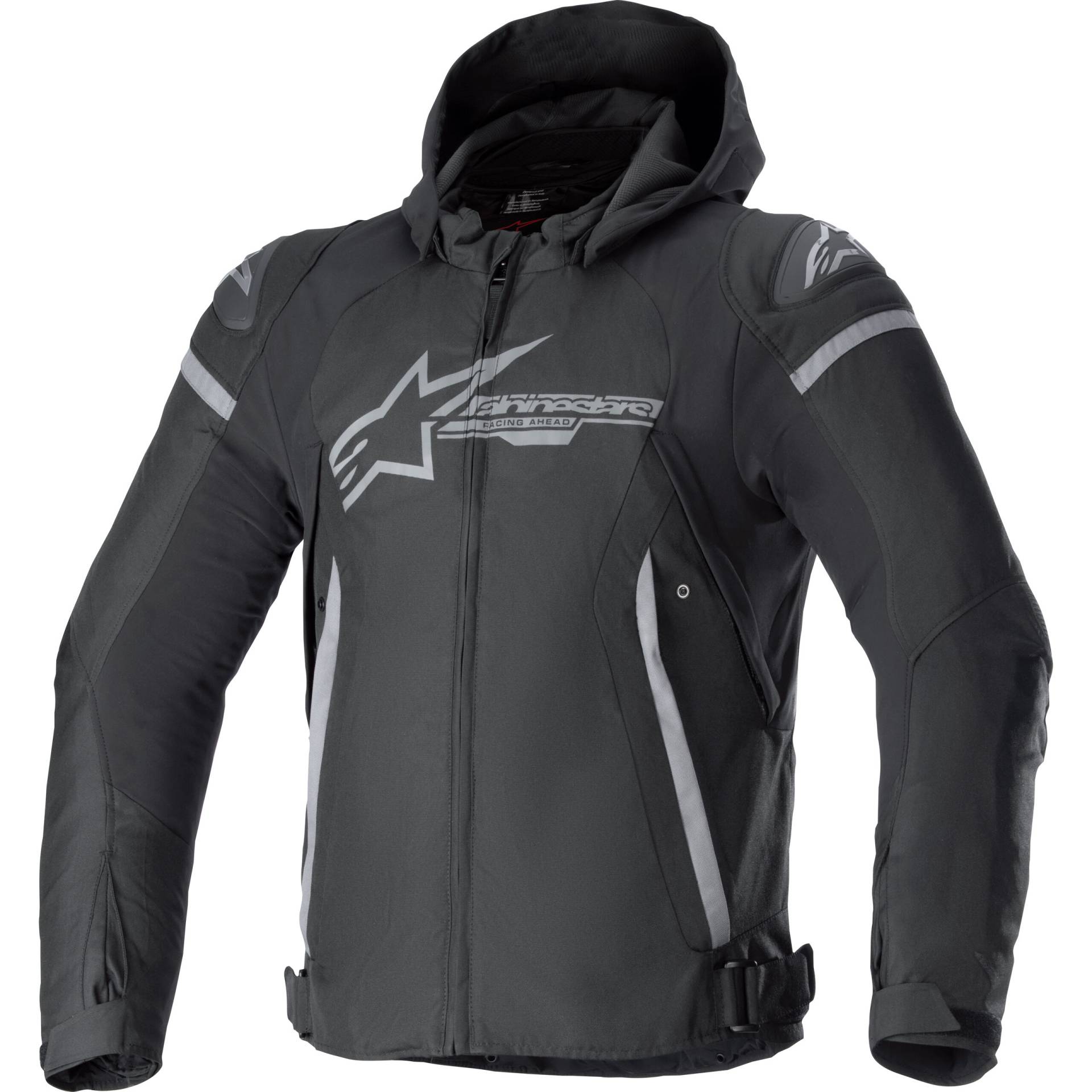 Alpinestars Zaca WP Textiljacke schwarz/dunkelgrau XXL Herren von alpinestars