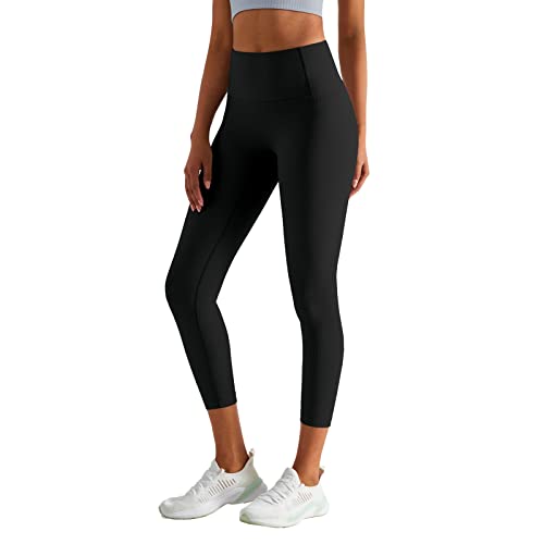 altiland Damen Sport Gym Leggings High Waist Sporthose Yogahose Blickdicht 7/8 Laufhose von altiland