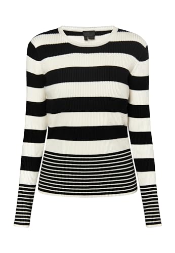 altiplano Damen Strickpullover 39728510-AL05, WOLLWEISS SCHWARZ, M/L von altiplano