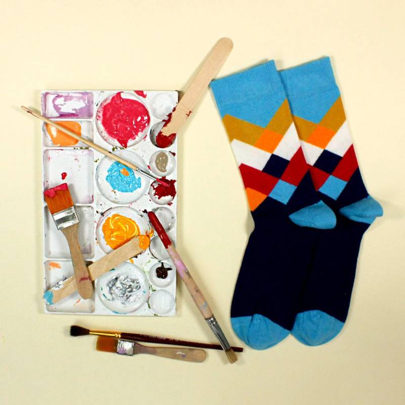 Bunte Socken - Colourful Socks Happy Colors Artsocks von altisocks