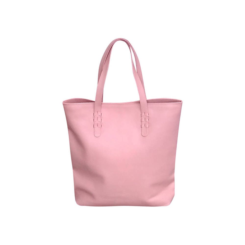 Dinda - Trage Alle Ledertasche, Pink Echt Leder Shopper Tasche, Ledertasche, Laptop Tote Windeltasche Dinda - Trage Alle Ledertasche, Pink Echt Leder Shopper Tasche, Ledertasche, Laptop Tote Windeltasche von alusIndonesia