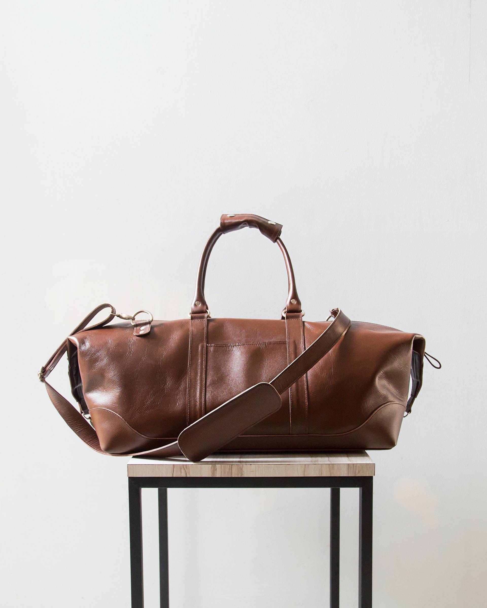 Jay - Leder Duffel Bag, Weekender Tasche, Reisetasche, Nachttasche Jay - Leder Duffel Bag, Weekender Tasche, Reisetasche, Nachttasche von alusIndonesia