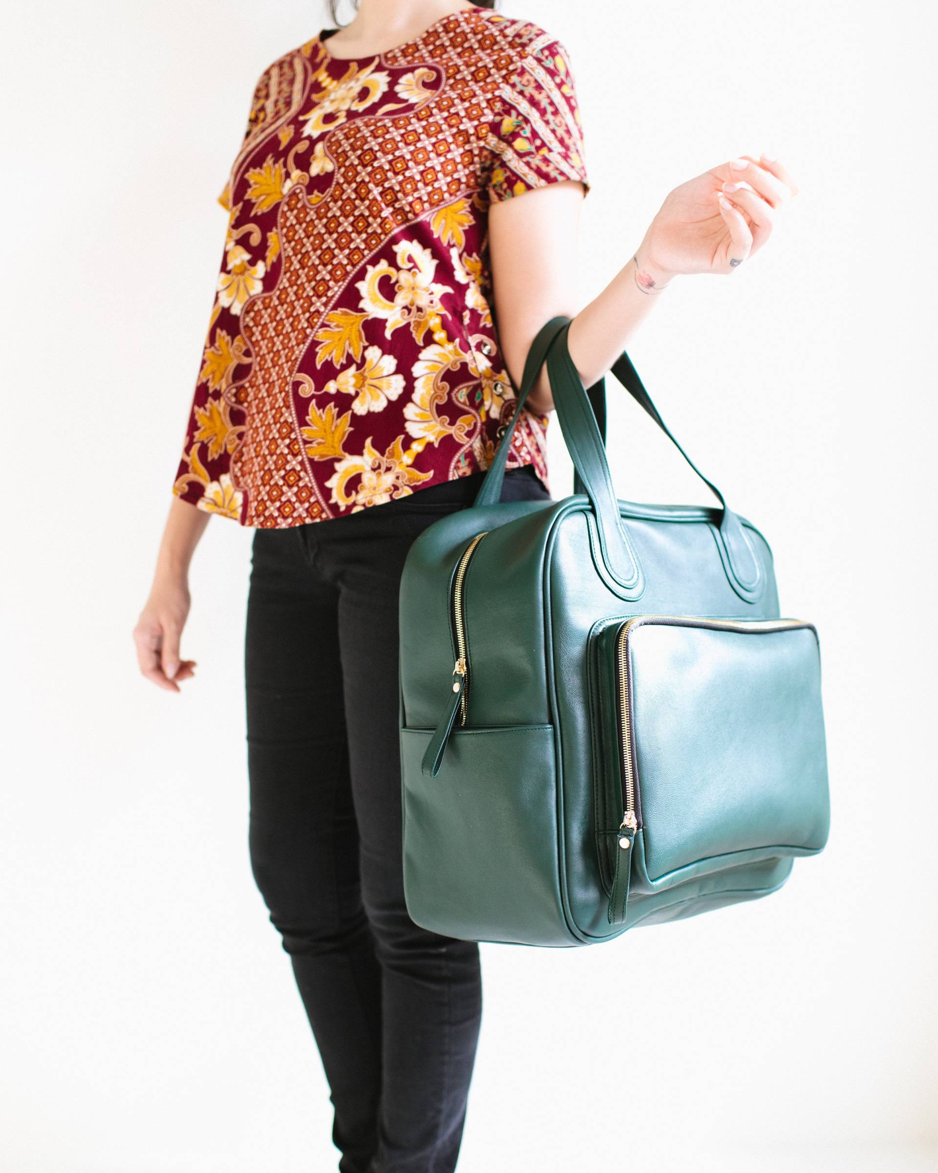 Katia - Leder Windeltasche, Umhängetasche, Dunkelgrüne Ledertasche, Wickeltasche, Große Windeltasche Katia - Leder Windeltasche, Umhängetasche, Dunkelgrüne Ledertasche, Wickeltasche, Große Windeltasche von alusIndonesia