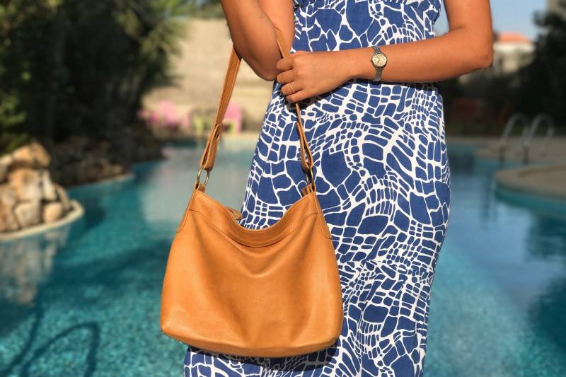 Kei-Tan Hobo Tasche | Klein, Leder Tasche, Boho Echtes Leder, Ledertasche Frauen, Schultertasche, Geschenk Für Geschenkidee von alusIndonesia