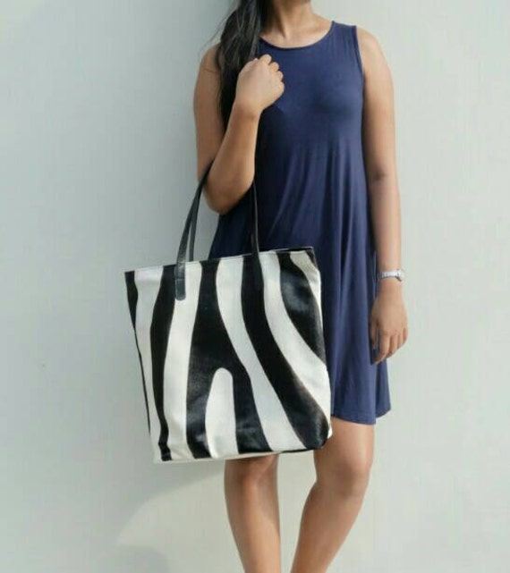 Tier Print, Leder Tasche, Schultertasche, Kalb Haar Laptop Streifen, Ledertasche, Shopper Tasche Tier Print, Leder Tasche, Schultertasche, Kalb Haar Laptop Streifen, Ledertasche, Shopper Tasche von alusIndonesia